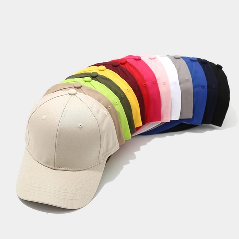 Cappello Da Baseball In Puro Cotone Regolabile Traspirante Cappello Da Sole All'aperto Colore Solido Per Uomini Donne Sport Casual