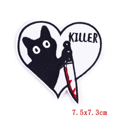 Toppe in Tessuto Ricamato con Slogan a Fumetti Applique Creative con Animali e Lettere per Decorazione Fai-da-te di Vestiti e Borse