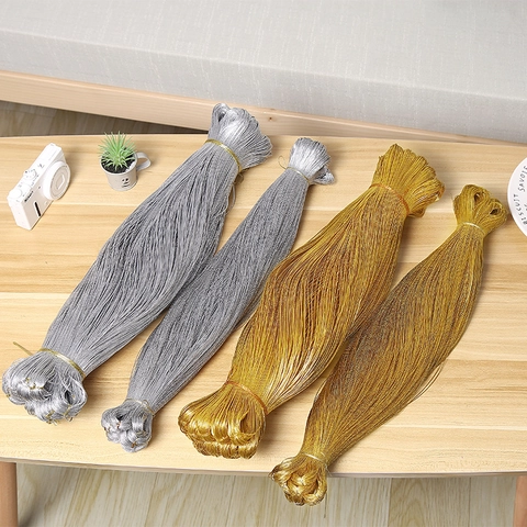 Metallic Gold Silver Cord Non-Elastic Craft String For DIY Jewelry Gift Wrapping Christmas Hanging Tag Decor