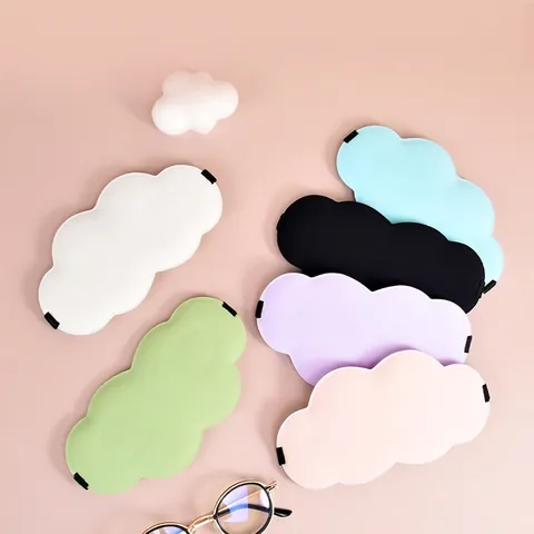 3D Cloud Sleep Mask Breathable Memory Foam Contoured Shading Blindfold With Adjustable Strap For Women Men Travel Home