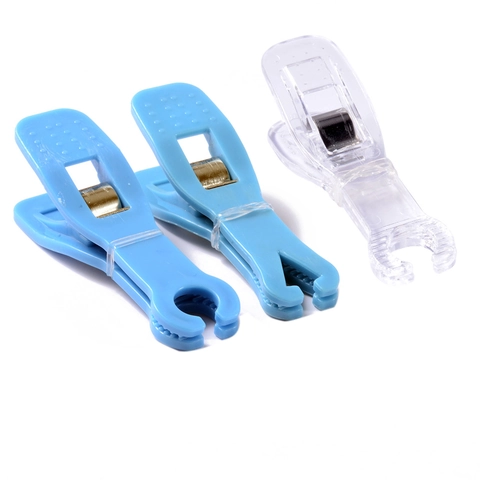 Acrylic Body Piercing Clamps Tools Disposable Sterilized Forceps Triangular Round Mouth Ear Navel Piercing Assistant