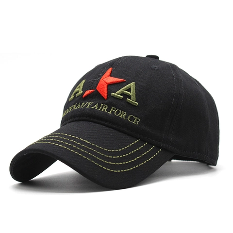Military Baseball Cap Cotton Camouflage Tactical Hat Star Embroidery Outdoor Adjustable Sun Protection Breathable