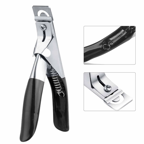 Coupe-Ongles Professionnel En Acier Inoxydable Coupe-Bordure En U Pour Ongles En Acrylique Outil De Manucure Réglable
