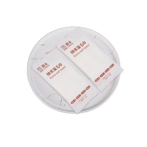 Disposable Wet Towels Microfiber Individually Wrapped Fragrance Free Portable For Travel Restaurant Hotel Dining