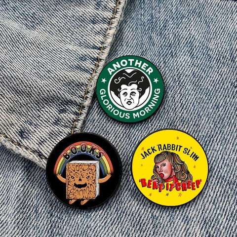 Streetwear Pin Human Face Letter Alloy Unisex Brooches