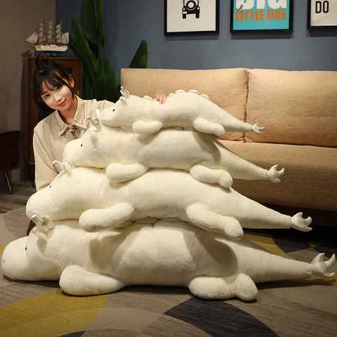 Dragon Plush Toy Long Sleeping Pillow Soft Stuffed Animal Dinosaur Home Decor Gift For Kids