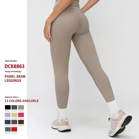 Pantalones De Yoga Cintura Alta Mujer Control De Abdomen Levantamiento De Glúteos Leggings Fitness Running