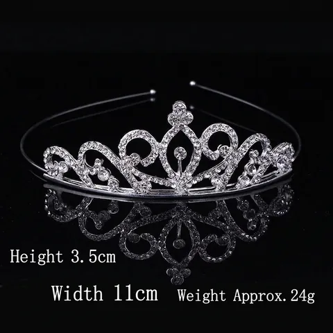Kinder Prinzessin Krone Stirnband Glitzernde Strass Tiara Herz Schmetterling Design Haarschmuck Für Mädchen Geburtstag Party
