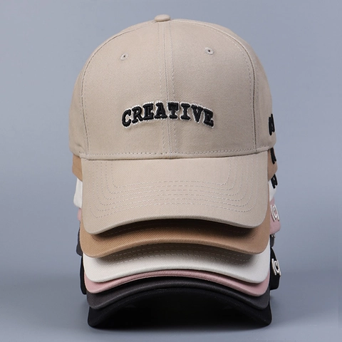 Cappellino Da Baseball In Cotone Con Ricamo Lettere Creative Regolabile Cappello Da Sole Casual Per Donne Uomini