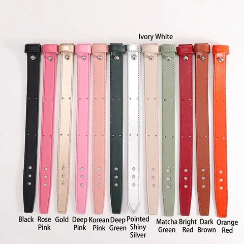 Leather Wrist Strap DIY Phone Case Accessory With Metal Rivets Adjustable Multi Color Elegant Fashion For Women