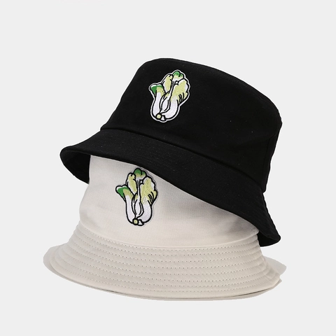 Sombrero De Pescador De Lona De Algodón Con Bordado De Col China Protección Solar Informal Para Mujeres Hombres