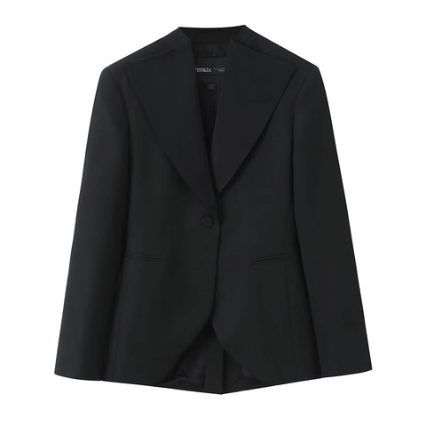 Damen Casual Einfarbig Blazer Und Hosen Set Hohe Taille Weites Bein Hose Business Büro Zweiteiliges Set Streetwear Outfit