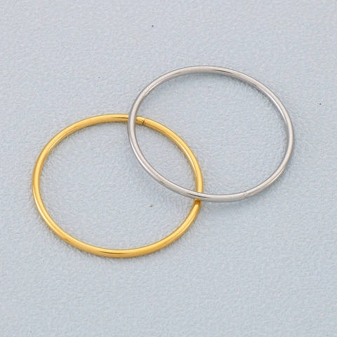 Colgantes De Anillo Abierto Redondo De Acero Inoxidable Minimalistas Para Accesorios De Joyería DIY