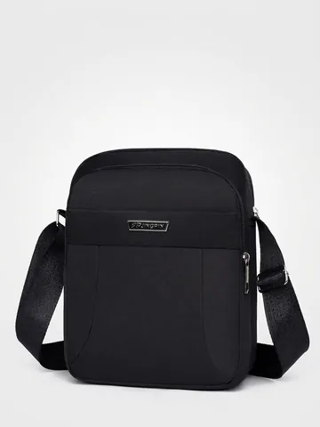 Men Crossbody Bag Waterproof Oxford Cloth Multi-Pocket Large Capacity Business Casual Shoulder Bag For Travel