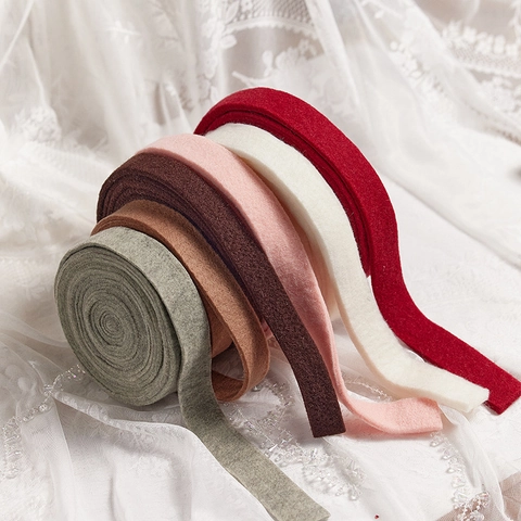 Nastro In Feltro Di Lana Di Natale Spesso Fatto A Mano Accessori DIY Per Confezioni Regalo Decorazione Casa
