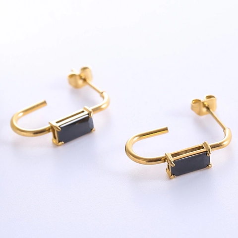 Fashion Stainless Steel Earrings Women Geometric Butterfly Star Round Roman Numeral Tassel Rhinestone Artificial Pearl Jewelry