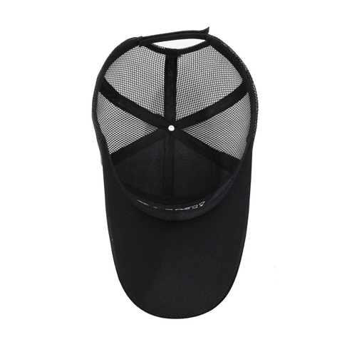 Unisex Breathable Mesh Baseball Cap Spring Summer Outdoor Sun Protection Embroidered Letter Adjustable Sports Hat