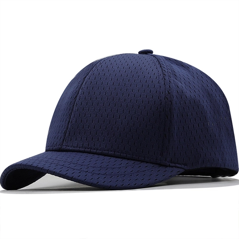 Ademende Mesh Honkbalpet Verstelbaar Korte Rand Zonbescherming Outdoor Sport Pet Voor Heren Dames