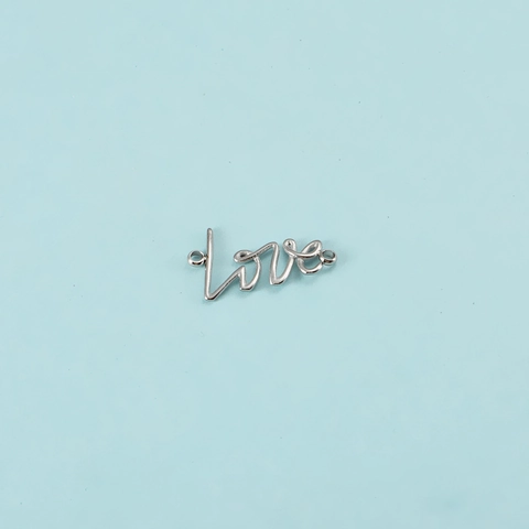 Pulsera Colgante Letra Love Acero Inoxidable 304 Bañado En Oro De 18K Joyería Elegante Estilo Ins Regalo Para Mujeres