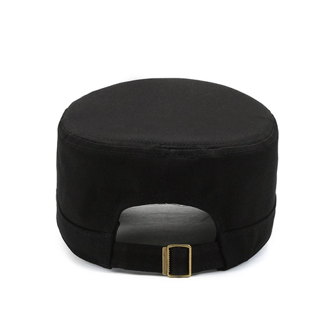 Men Cadet Military Hat Cotton Polyester Adjustable Flat Top Cap Outdoor Camouflage Sports Embroidery Breathable