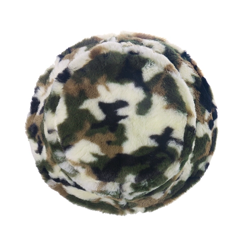Cappello Alla Pescatora In Peluche Mimetico Ecopelliccia Caldo Spesso Invernale Moda All Aperto