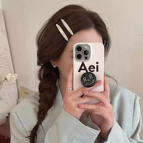 Minimalistischer Marmorierter Acetat Haarclip Französisch Retro Langer Haarklammer Elegante Seitenclip Mode Haarschmuck Damen