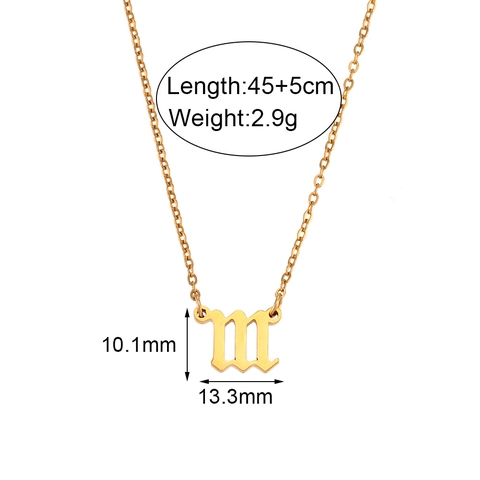 Collana con Pendente Numeri d'Angelo in Acciaio Inossidabile per Donna Gioielli Minimalisti Placcati Oro Regalo 111 222 333 444 555 666 777 888 999