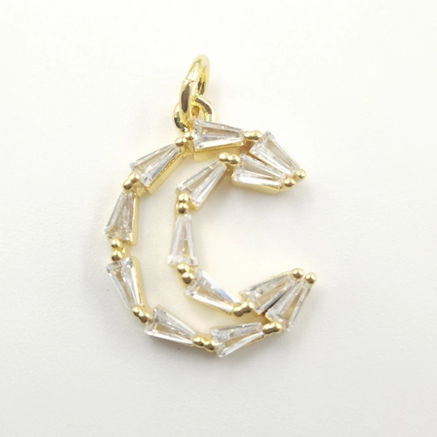 Himmlische Stern Mond Astronaut Anhänger Halskette Kupfer Vergoldet Zirkonia Ins Stil Minimalistischer Schmuck Für Damen