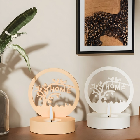 Stampo In Silicone Fai Da Te Per Portacandele Ramo D'albero Lettere HOME Cornice Rotonda Resina Epossidica Artigianato