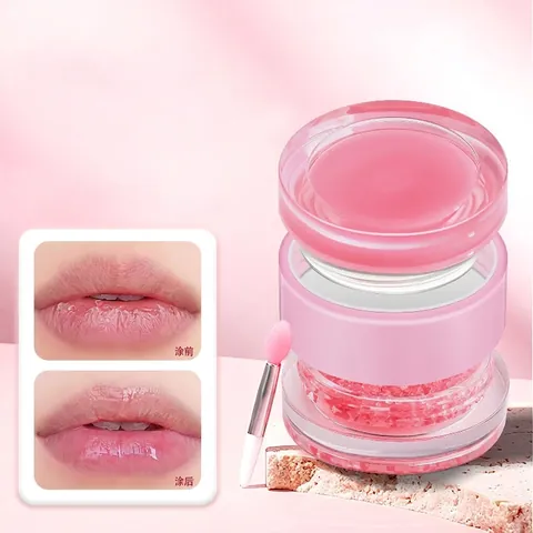 Exfoliating Lip Scrub And Moisturizing Lip Mask Fruit Scented Nourishing Repair Treatment For Dry Lips Double Action