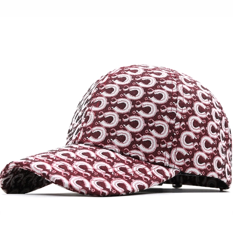 Monogramm Jacquard Baseballkappe Baumwolle Verstellbar Sonnenschutz Outdoor Casual Mode Hut Für Herren Damen