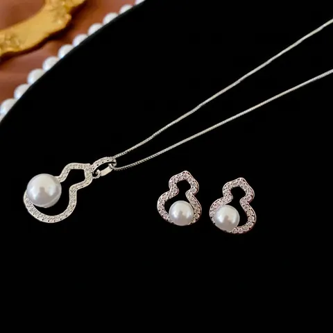 Gourd Hohlperlen Ohrringe Zirkonia Elegant Mit 925 Sterling Silber Ohrstecker Koreanischer Luxus Stil Für Frauen