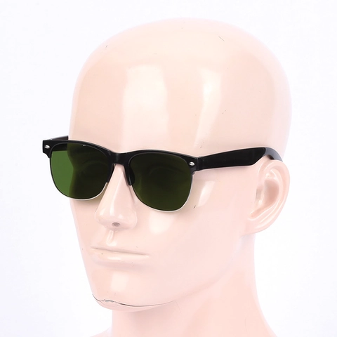 Retro Browline Sunglasses PC Frame Glass Lenses UV Protection Semi Rimless Fashion Eyewear For Men And Women