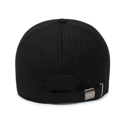 Men's Winter Baseball Cap Woolen Warm Fleece Lined Ear Flaps Outdoor Casual Adjustable Windproof Solid Hat For Cold Weather