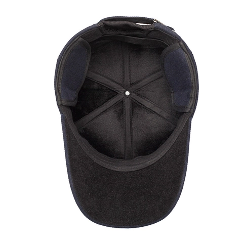 Berretto Da Baseball Invernale Da Uomo Con Paraorecchie Cappello Di Lana Caldo Per Anziani Antivento Regolabile