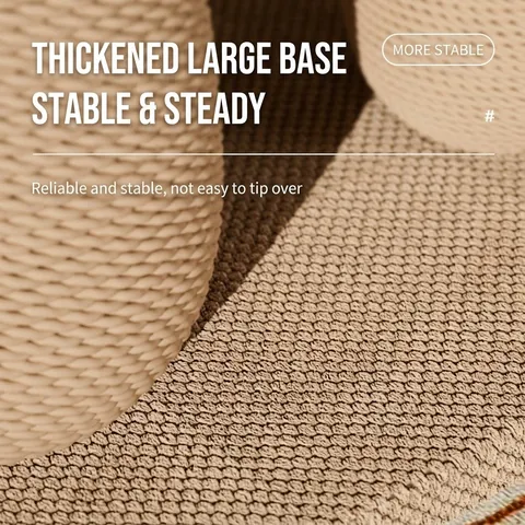 Mushroom Cat Scratching Post Natural Sisal Rope Interactive Hanging Ball Wear Resistant Kitten Claw Grinder Decorative