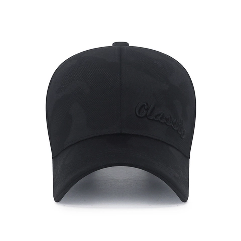 Tarnung Baseballkappe Stoff Klassische Stickerei Verstellbar Sonnenschutz Sportlicher Lässiger Outdoor Hut Unisex