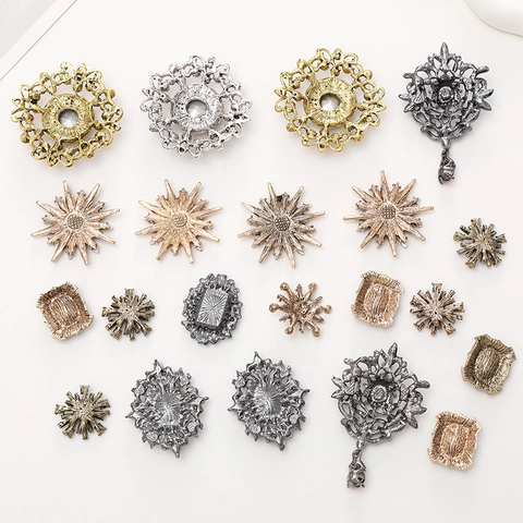 Gioielli Charms Fai Da Te In Lega Strass Künstliche Perle Per Cover Telefono Decorazione Scarpe Vintage Fiori Farfalla Stelle