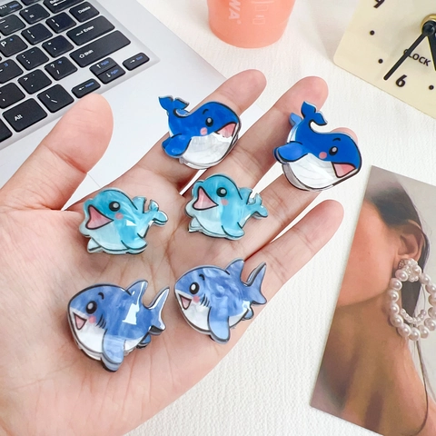 Cartoon Animal Hair Claw Clips Cute Acrylic Mini Hairpins Styling Accessories For Women Girls Non-slip Hair Clips