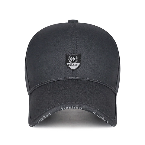 Herren Baseballkappe Polyester Verstellbarer Sonnenschutz Business Casual Stickerei Logo Letter Print Krempe Klassischer Hut