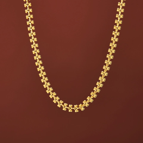 Heart Link Chain Necklace And Bracelet Gold Plated Stainless Steel Jewelry For Women Minimalist Elegant Accessory