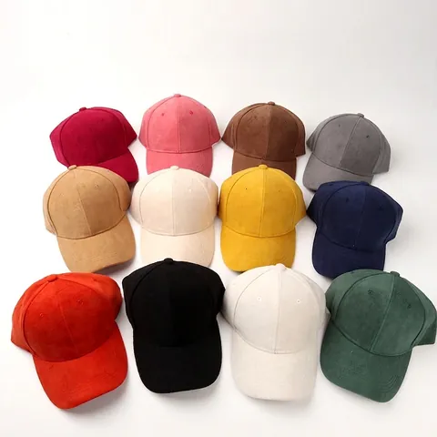 Baseball Cap Lamb Velvet Warm Solid Color Curved Brim Adjustable Casual Outdoor Sun Hat For Men Women