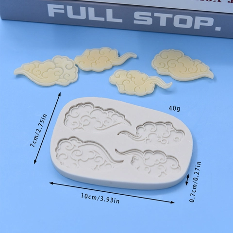 Wolke Silikonform Glücksverheißendes Muster Für DIY Kuchen Fondant Schokolade Mousse Kerzenherstellung