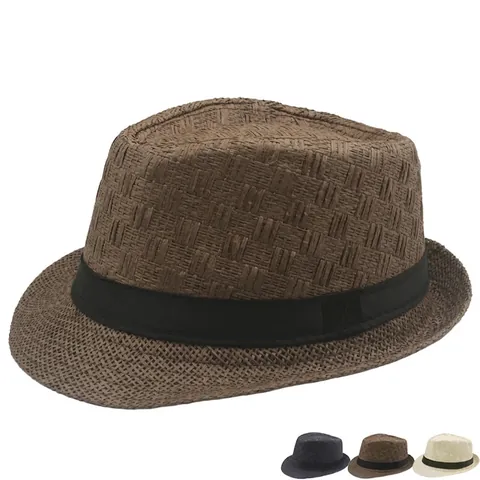 Cappello Fedora In Paglia Di Carta Per Uomo E Donna Estate Traspirante Protezione Solare Spiaggia Jazz All Aperto