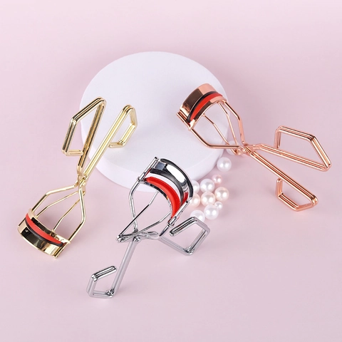 Eyelash Curler Stainless Steel Professional Eye Makeup Tool For Natural Long Lasting Curling With Soft Silicone Pads