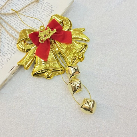 Ensemble De Cloches De Noël Cloche Double Papillon Pour Arbre De Noël Pendentif Renne Petite Décoration Pendentif Cinq Étoiles
