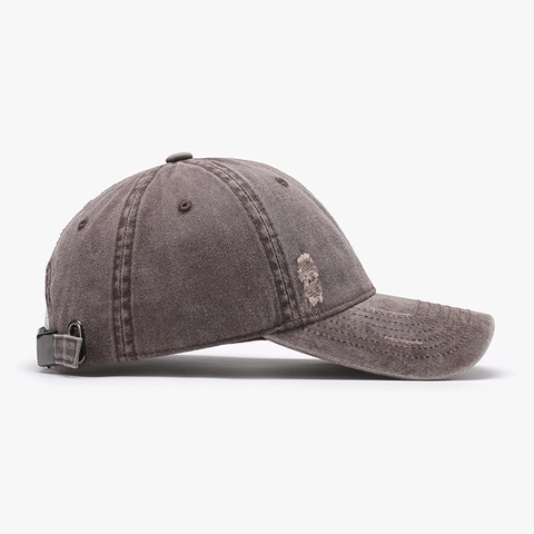 Vintage Gewassen Katoenen Honkbalpet Distressed Ripped American Style Zachte Bovenkant Ademend Zonnescherm Verstelbaar Unisex Hoed