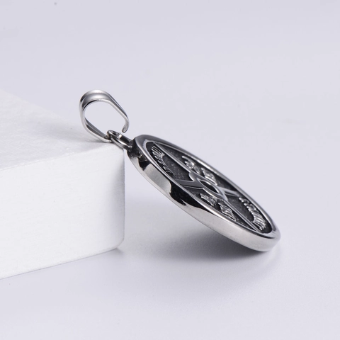 Collana Con Ciondolo A Disco Di Peso Acciaio Inossidabile 304 Retrò Fitness Sport Gioielli Per Uomo