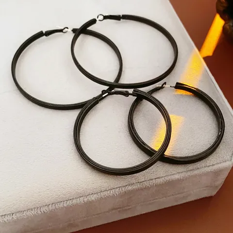 Grote Ronde Hoop Oorbellen Leer Omwikkeld IJzer Geometrische Mode Minimalistisch Dames Sieraden Zilveren Oorbel Post