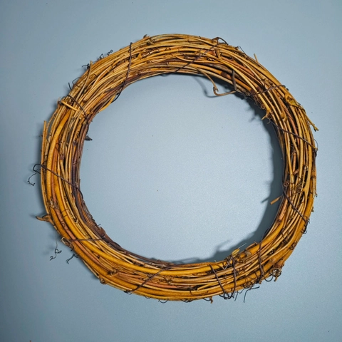 Corona Di Vite Naturale Anello Di Rattan Rotondo Per Artigianato Di Natale Decorazione Matrimonio Fatto A Mano Marrone